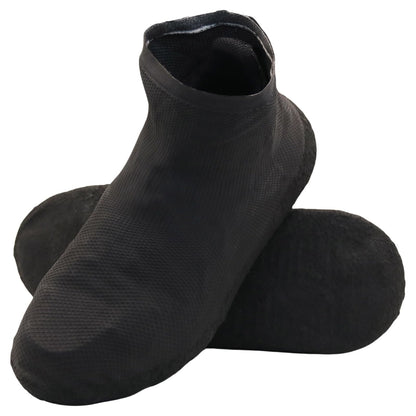Waterproof Shoe Covers 2 Pairs, Non-Slip Reusable for Rain - Clear, L