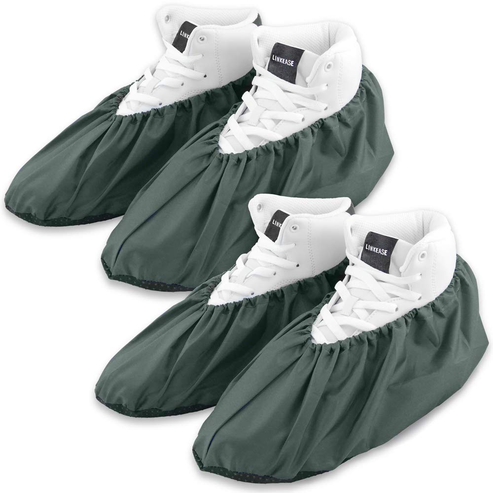 Reusable Boot & Shoe Covers, Washable, Non-Slip, 2 Pairs, X-Large
