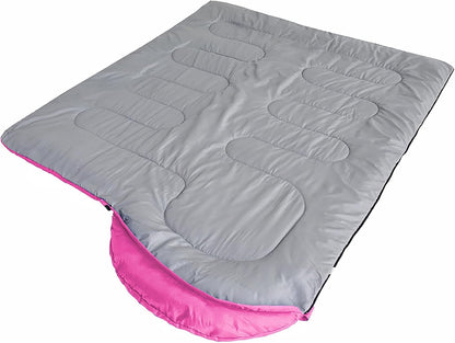 oaskys Camping Sleeping Bag - 3 Season Warm & Cool Weather - Summer Spring Fall Lightweight Waterproof for Adults Kids - Camping Essentials Gear Accessories Hiking Sleep Must Haves