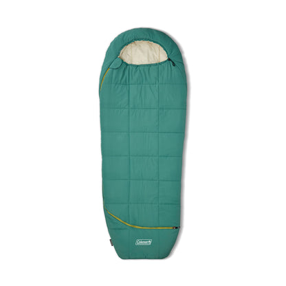 Coleman Big Bay 0/20/40°F Cold-Weather Sleeping Bag, Adult Mummy Sleeping Bag with Headrest, Foot Ventilation, & Storage Sack, Big & Tall Options