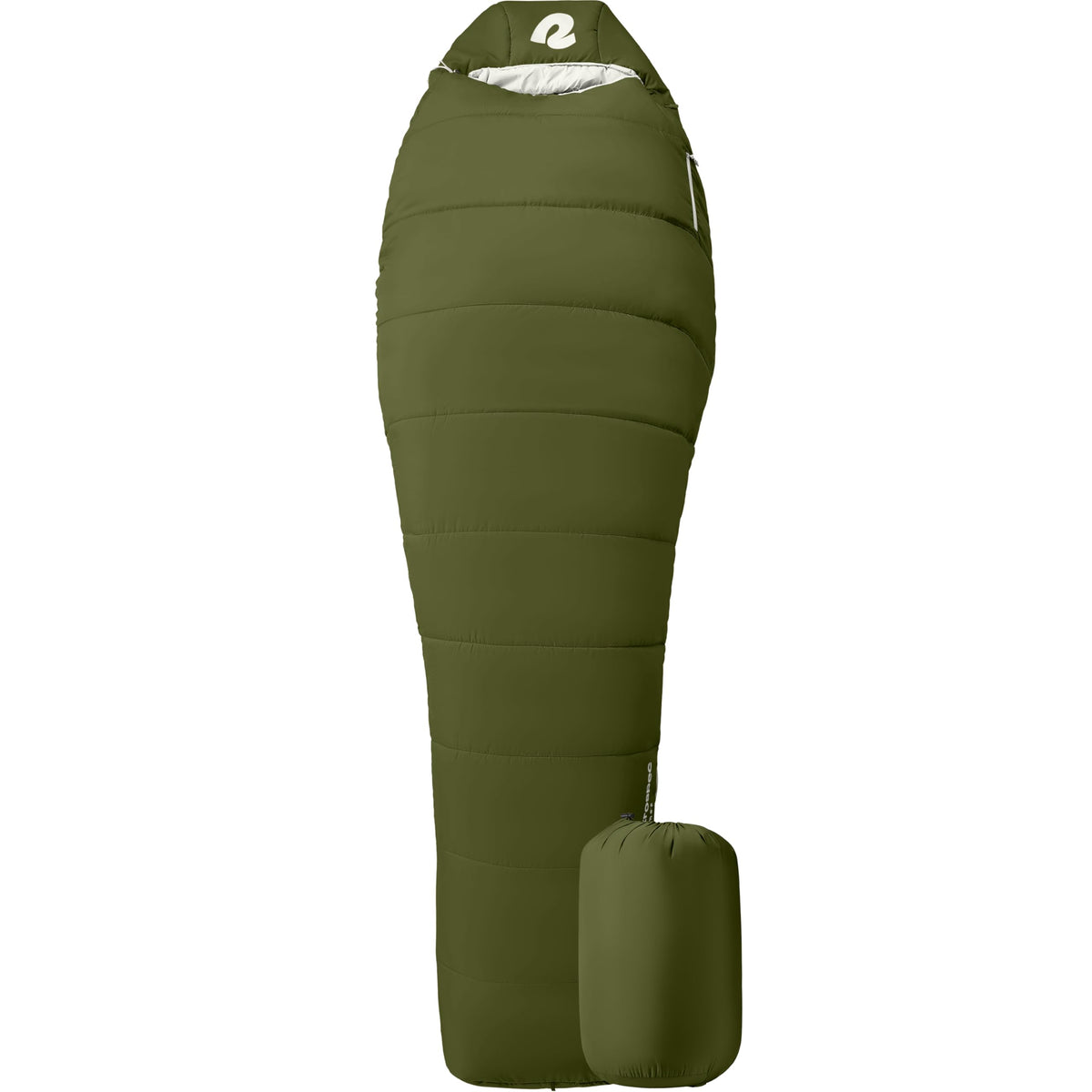 Retrospec Dream Mummy Sleeping Bag - 5, 15, & 30°F Cold Weather Camping & Travel Essential Gear with Water - Resistant Shell & Synthetic Fill - Zippered Pocket & Stuff Sack