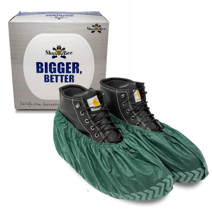 ShuBee Original Disposable, Extra-Large Boot and Shoe Covers, Thicker & Stronger, Durable Protection for Floors - 50 Pairs