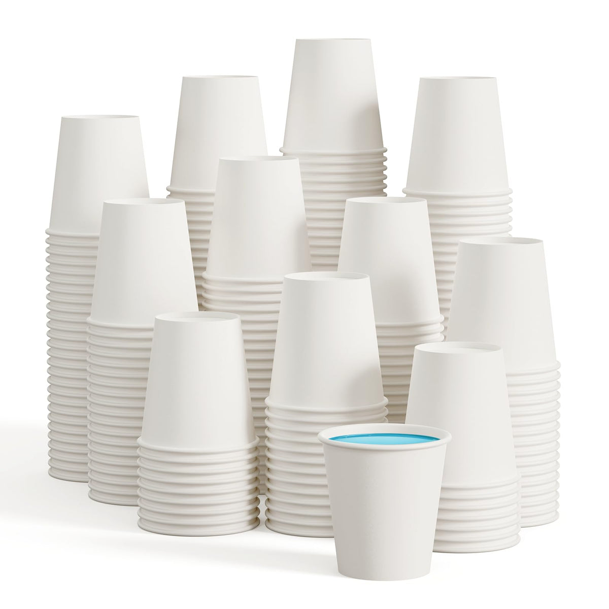 LITOPAK 210 Pack 16 oz Paper Cups, White Disposable Coffee Cups