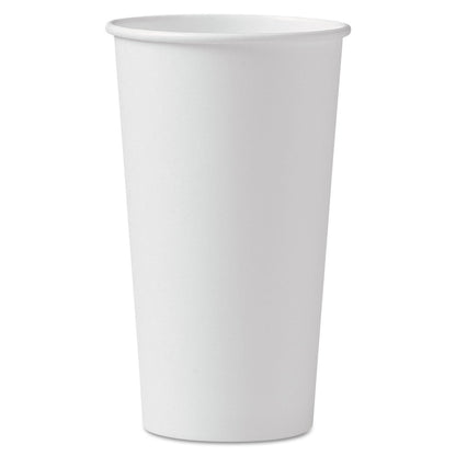 Solo 412WN-2050 12 oz White SSP Paper Hot Cup (Case of 1000)