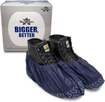 ShuBee Original Disposable, Extra-Large Boot and Shoe Covers, Thicker & Stronger, Durable Protection for Floors - 50 Pairs