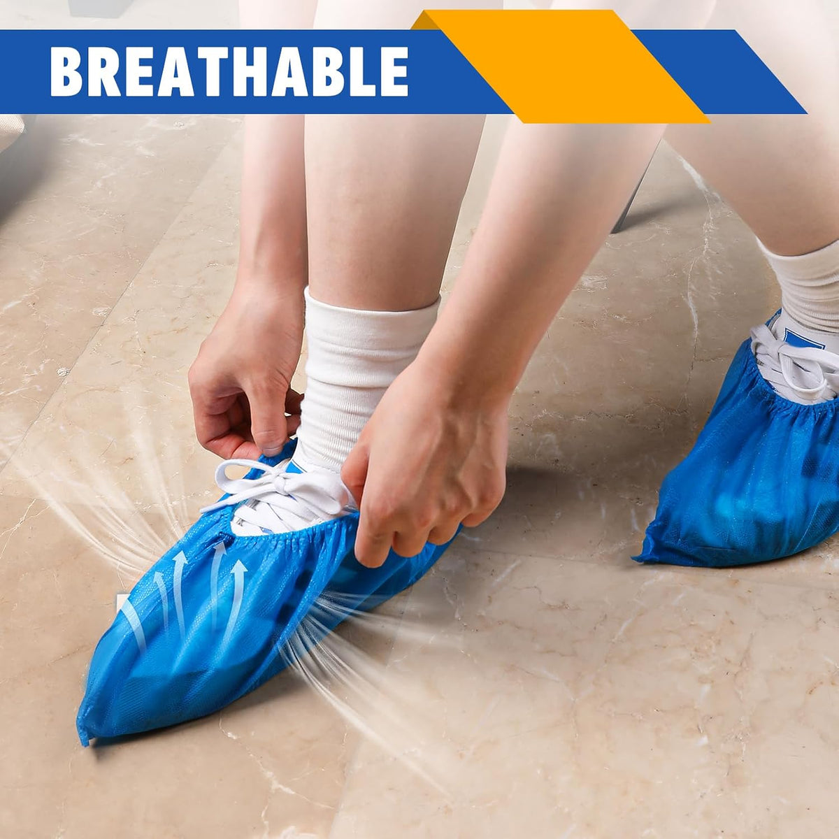 600 Pack(300 Pairs) Shoe Covers Disposable, Non-woven Fabric Shoes Covers