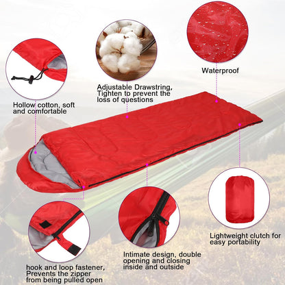 Macarrie 4 Pack 0 Degree Sleeping Bags for Adults