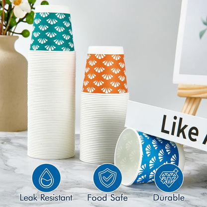 JollyPack 1200 Pack 3 oz Disposable Bathroom Paper Cups