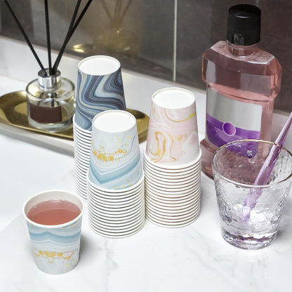 BYSNOW 300 Pack 3 oz Paper Cups, Small Disposable Bathroom Cups