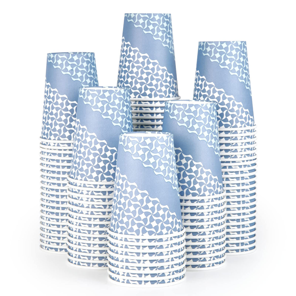 MUCHII 16 oz Coffee Cups, Disposable Paper Cups 210 Count, Disposable Cups
