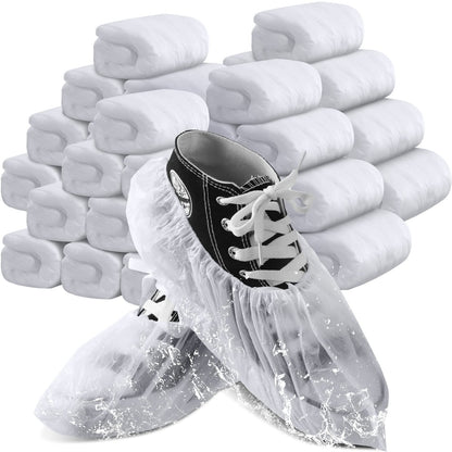 Vabean 1000 Pcs Disposable Shoe Covers Boot Cover, Blue