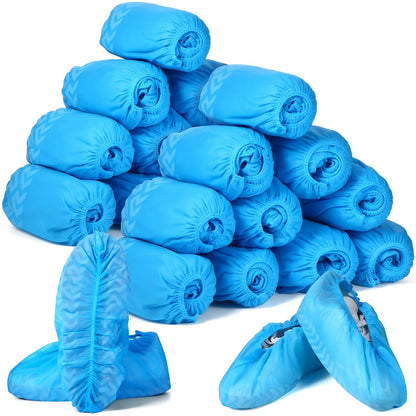 Zhanmai 300 Pack Disposable Shoe Covers, Non-slip Booties Bulk