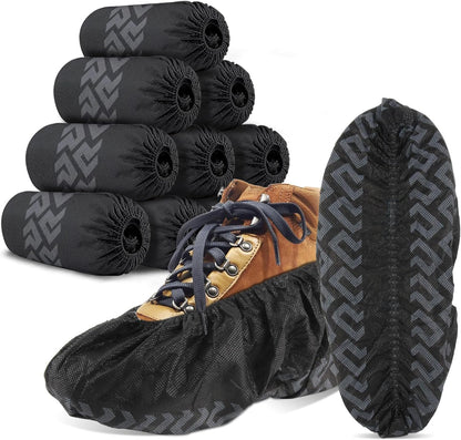 Green Convenience Disposable Recyclable Shoe Covers 100 Pack (50 Pairs)