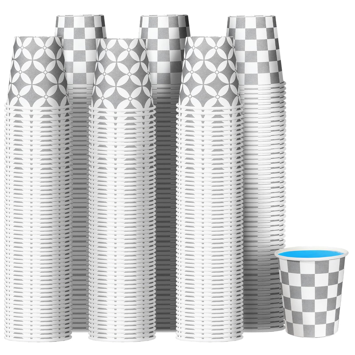 BYSNOW 300 Pack 3 oz Paper Cups, Small Disposable Bathroom Cups