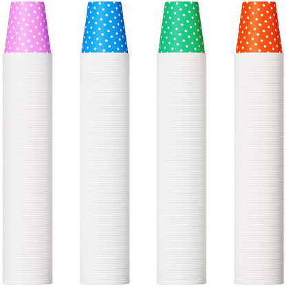 JOLLY PARTY 500Pack 5oz Paper Cups Disposable Cups Small Mouthwash Cup