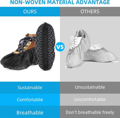 Green Convenience Disposable Recyclable Shoe Covers 100 Pack (50 Pairs)