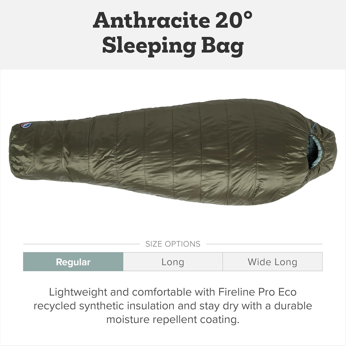 Big Agnes Anthracite - Sleeping Bag