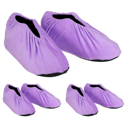 PATIKIL Shoe Covers, 3 Pairs Reusable Shoe Protector Covers, Orange