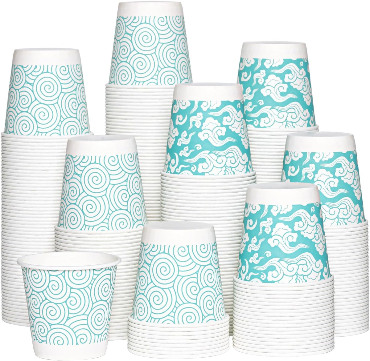 JOLLY CHEF 3 oz Disposable Bathroom Mouthwash Cups 300 Pack Paper Cups