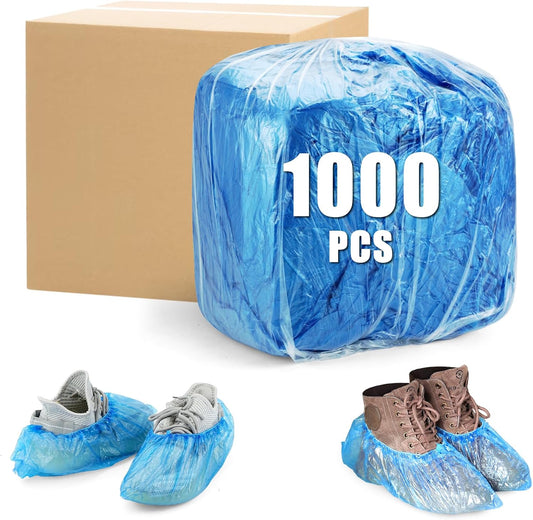 Shoe Covers Disposable, 1000 Pieces (500 Pairs), Non-Slip, Waterproof
