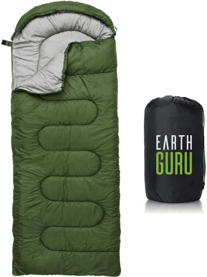 Sleeping Bags for Adults Cold Weather & Warm - Backpacking Camping Sleeping Bag for Kids 10-12, Girls, Boys - Lightweight Compact Camping Essentials Gear Accessories Hiking Sleep Must Haves