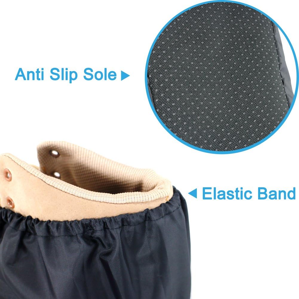 Reusable Boot & Shoe Covers, Washable, Non-Slip, 2 Pairs, X-Large