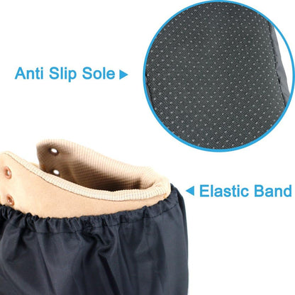 Reusable Boot & Shoe Covers, Washable, Non-Slip, 5 Pairs, X-Large
