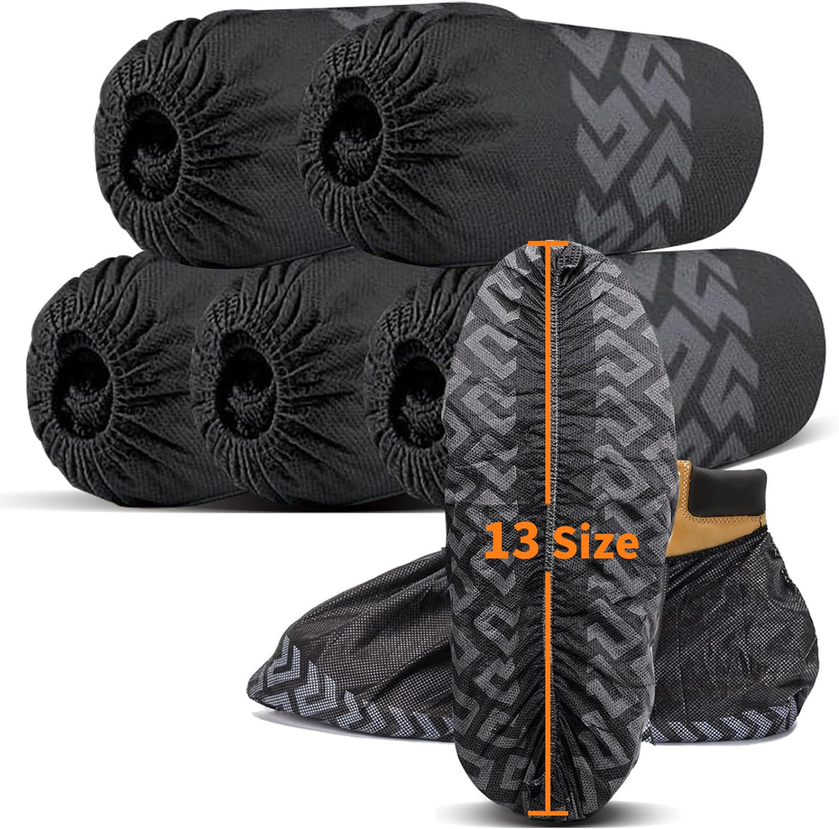 Shoe Covers Disposable, Extra Large 200 Pack, Non-Slip Indoor