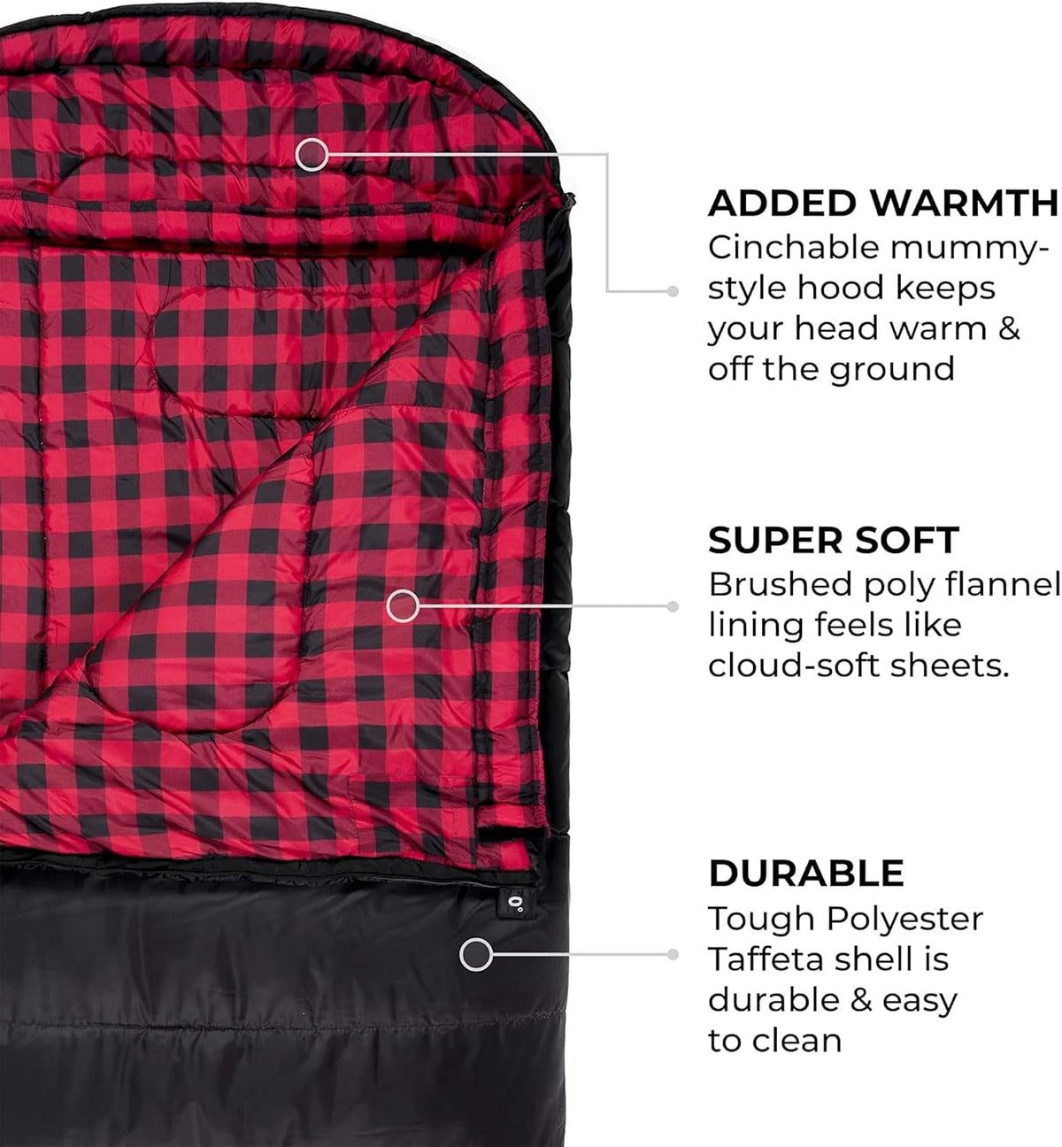 Teton Celsius XXL Sleeping Bag, Cold Weather Sleeping Bags for Adults and Kids, Camping Made Easy and Warm. Compression Sack Included