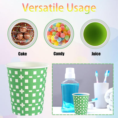 5oz Paper Cups, Small Bathroom Mouthwash Disposable Cups