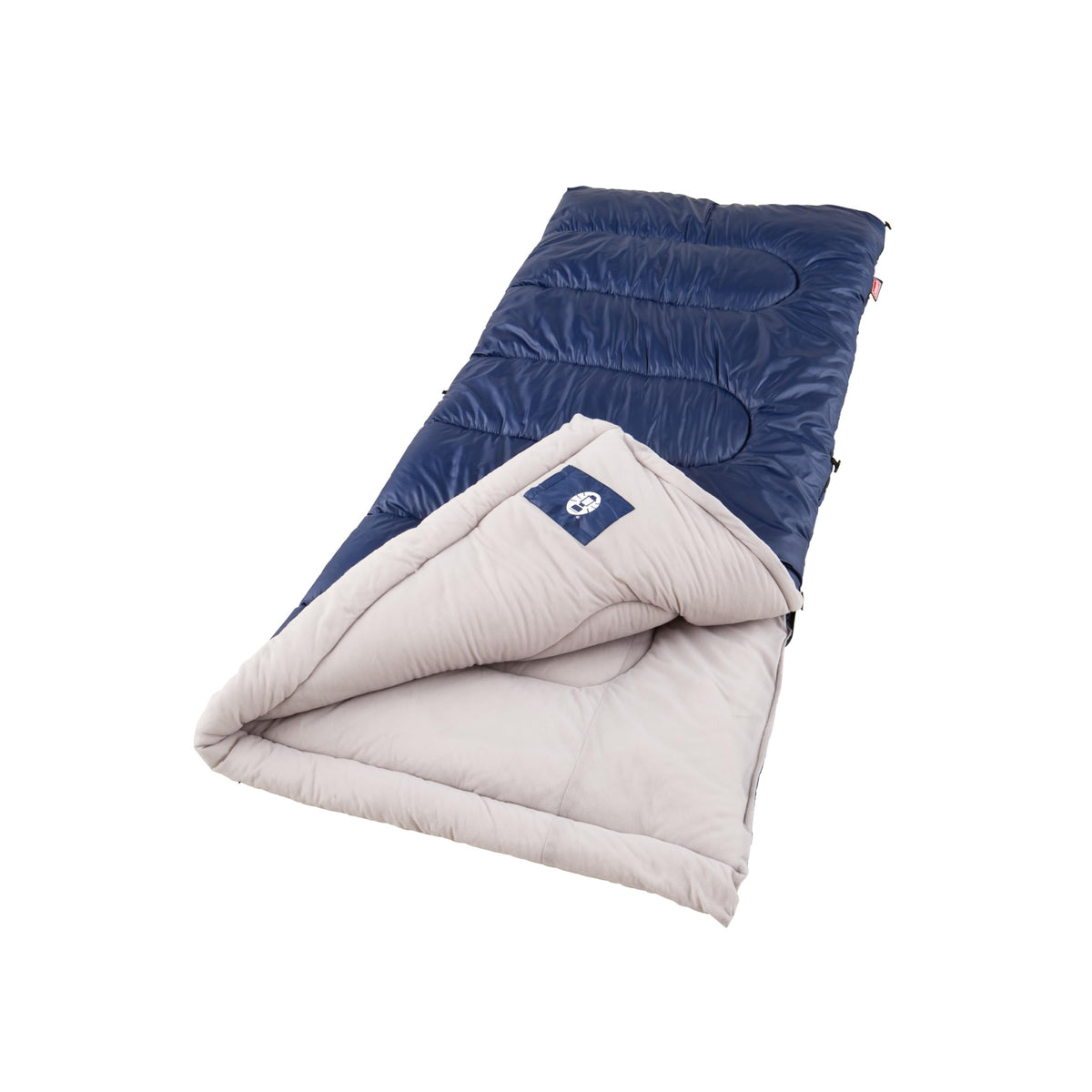 Coleman Brazos Sleeping Bag, Adult Cool Weather, 20°F, No-Snag Zipper