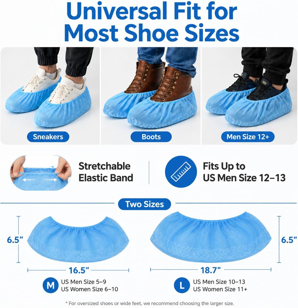 Disposable Boot Covers Non Slip Clean Home Shoe Covers