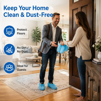 Disposable Boot Covers Non Slip Clean Home Shoe Covers