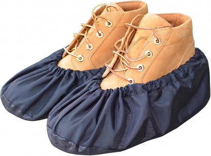 MyShoeCovers Reusable Shoe & Boot Covers for Contractors - 1 Pair, Medium