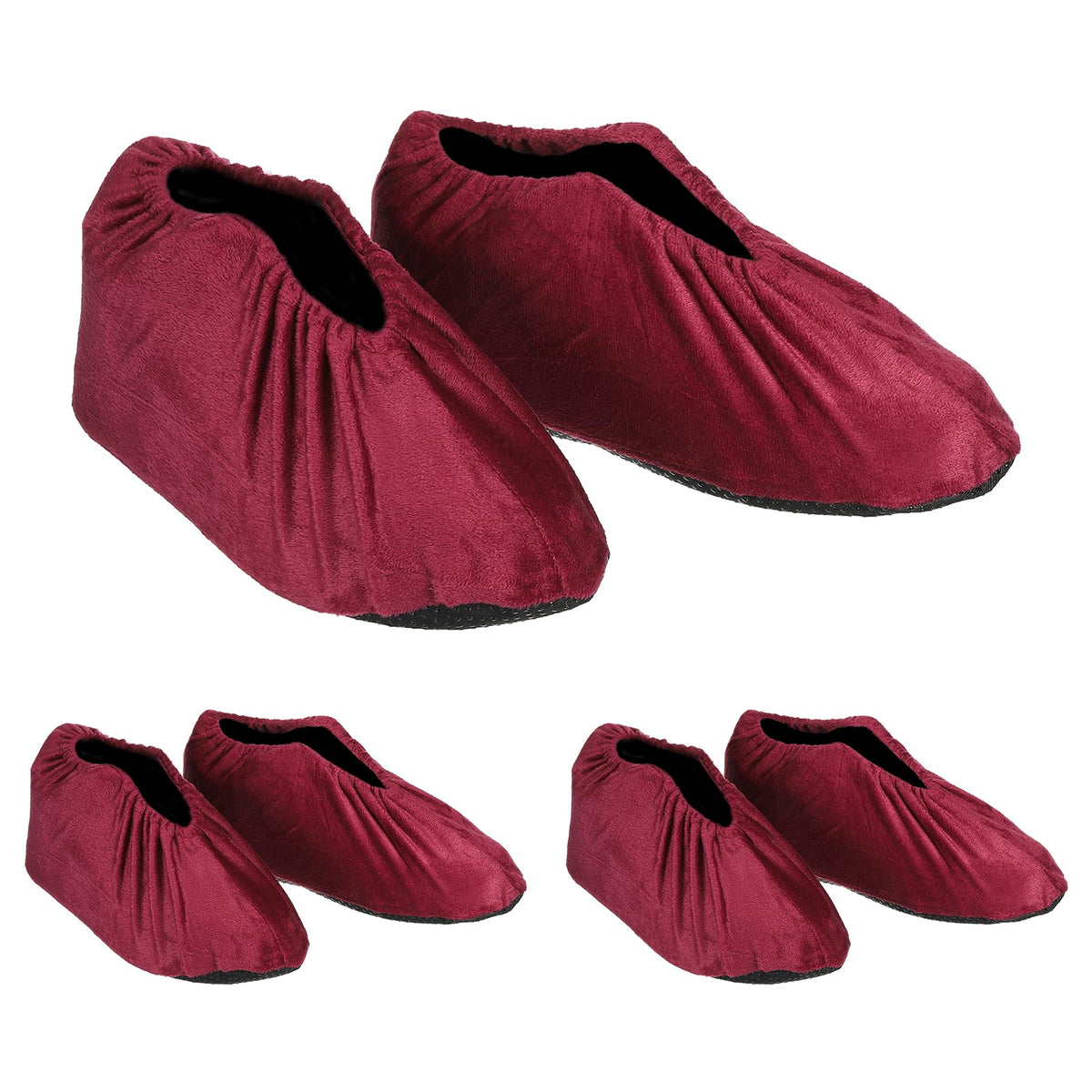 PATIKIL Shoe Covers, 3 Pairs Reusable Shoe Protector Covers, Orange