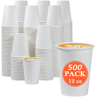 Lamosi 300 Pack Paper Cups 8 oz, Disposable Coffee Cups, Paper Coffee Cups