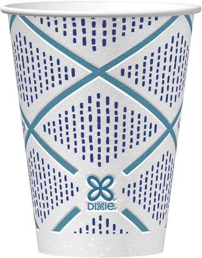 Dixie To Go Paper Coffee Cups, 12 oz, 132 Count, Insulated Disposable Cups