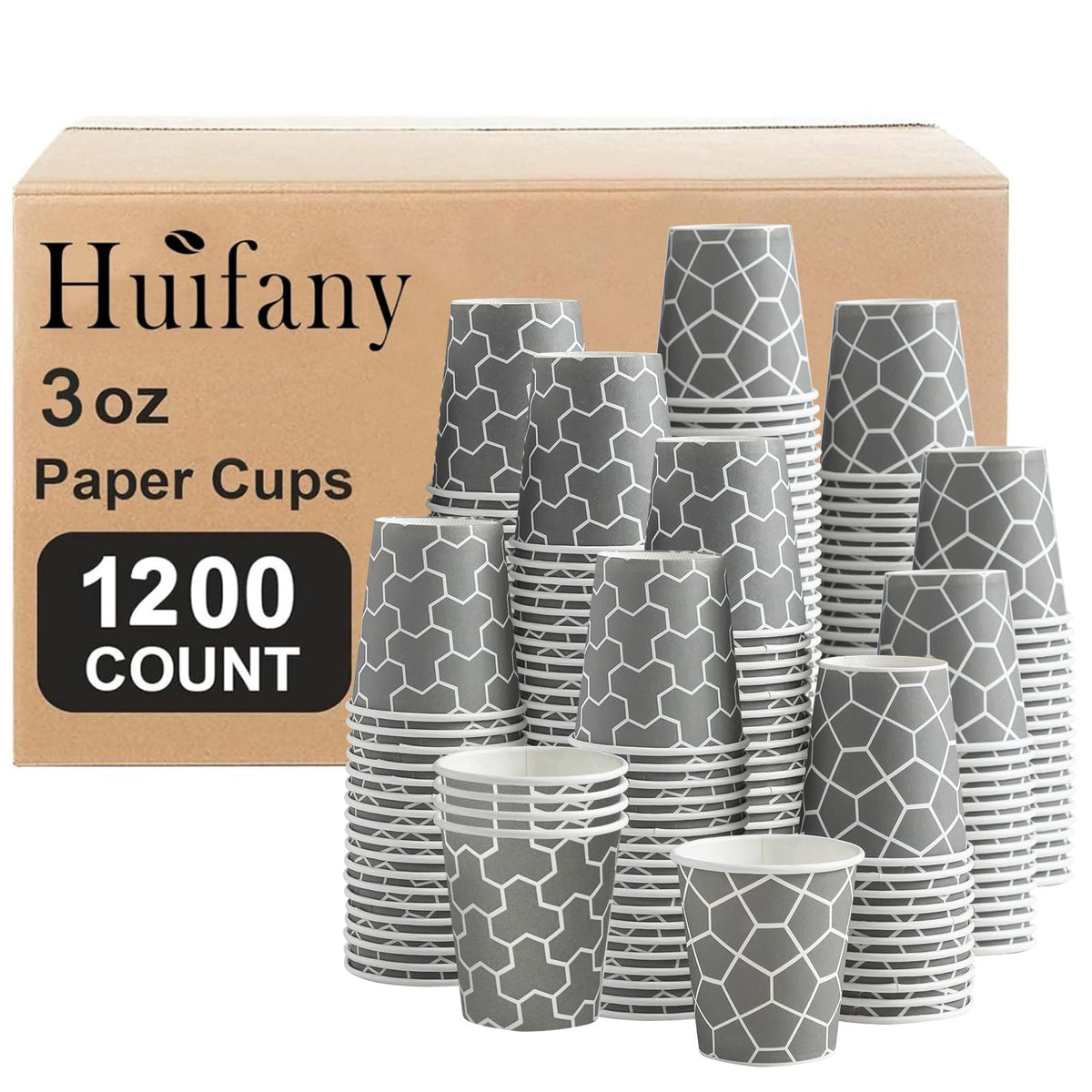 5oz Bathroom Paper Cups,300 Pack Disposable Mouthwash Cups(Marble)