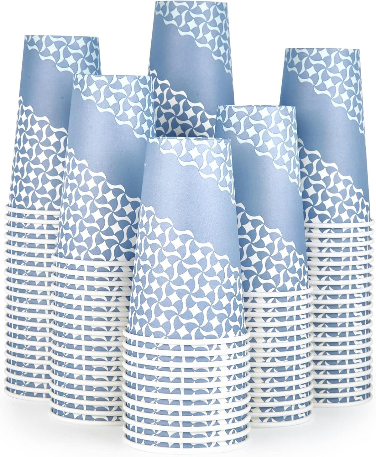 MUCHII 16 oz Coffee Cups, Disposable Paper Cups 210 Count, Disposable Cups