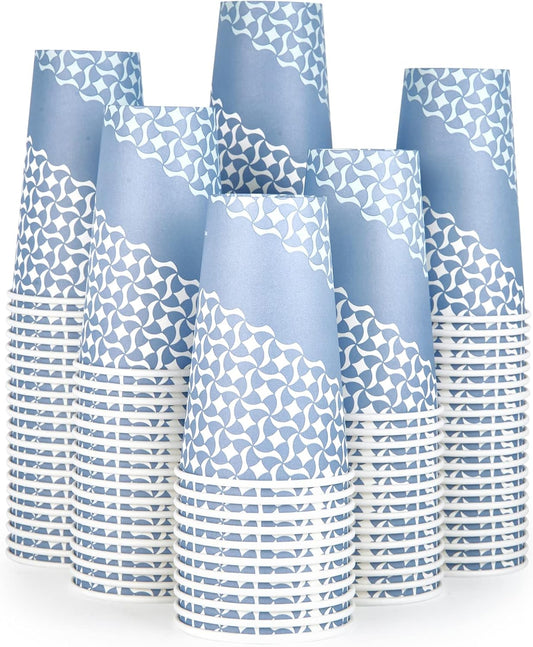 MUCHII 16 oz Coffee Cups, Disposable Paper Cups 210 Count, Disposable Cups