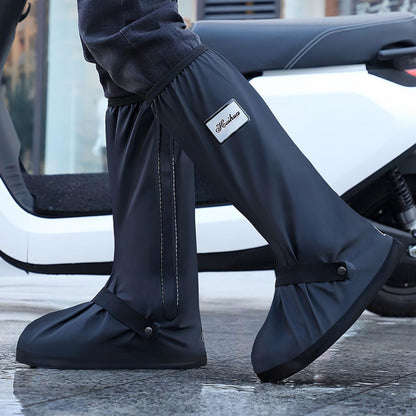 USHTH Black Waterproof Rain Boot Shoe Cover with Reflector (1 Pair)
