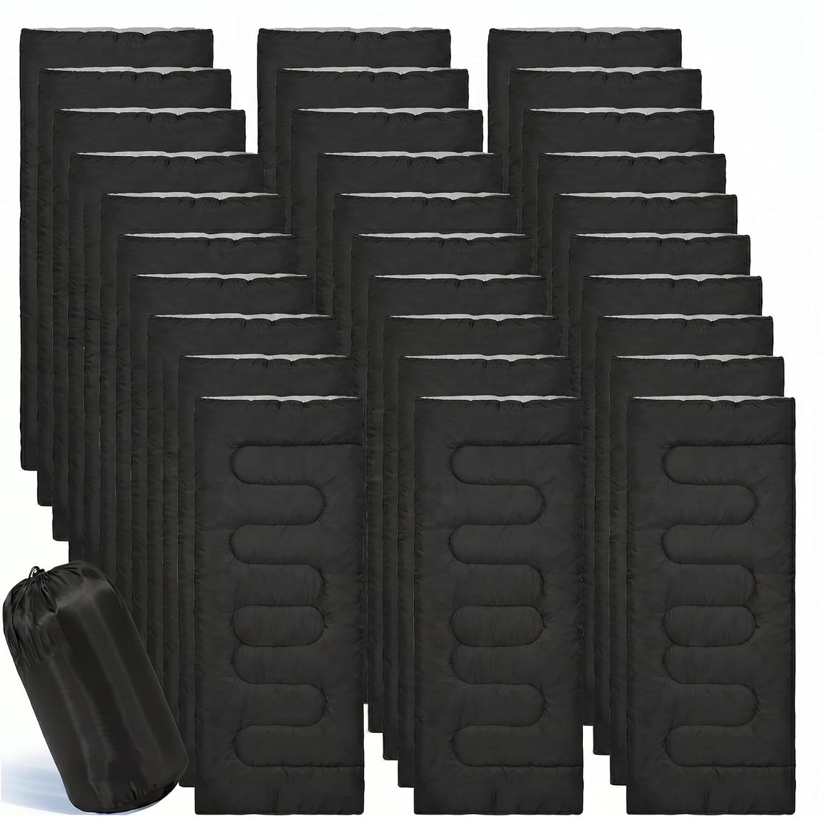 Peryiter 20 Pcs 20 Pcs/1 Pcs Sleeping Bags Bulk Waterproof Camping