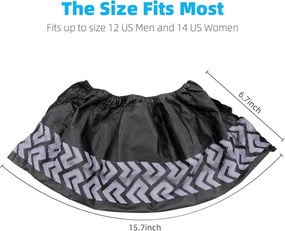 Green Convenience Disposable Recyclable Shoe Covers 100 Pack (50 Pairs)
