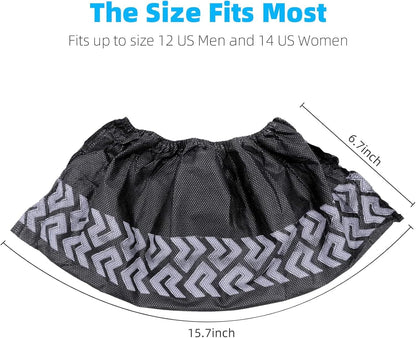 Green Convenience Disposable Recyclable Shoe Covers 100 Pack (50 Pairs)