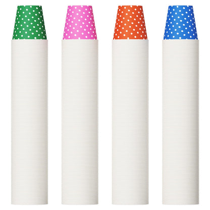 JOLLY PARTY 600 Pack 3oz Disposable Bathroom Cups, Paper Mouthwash Cups