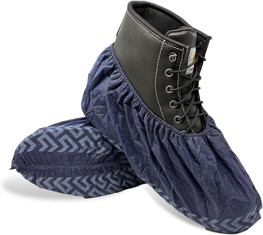ShuBee Original Disposable, Extra-Large Boot and Shoe Covers, Thicker & Stronger, Durable Protection for Floors - 50 Pairs