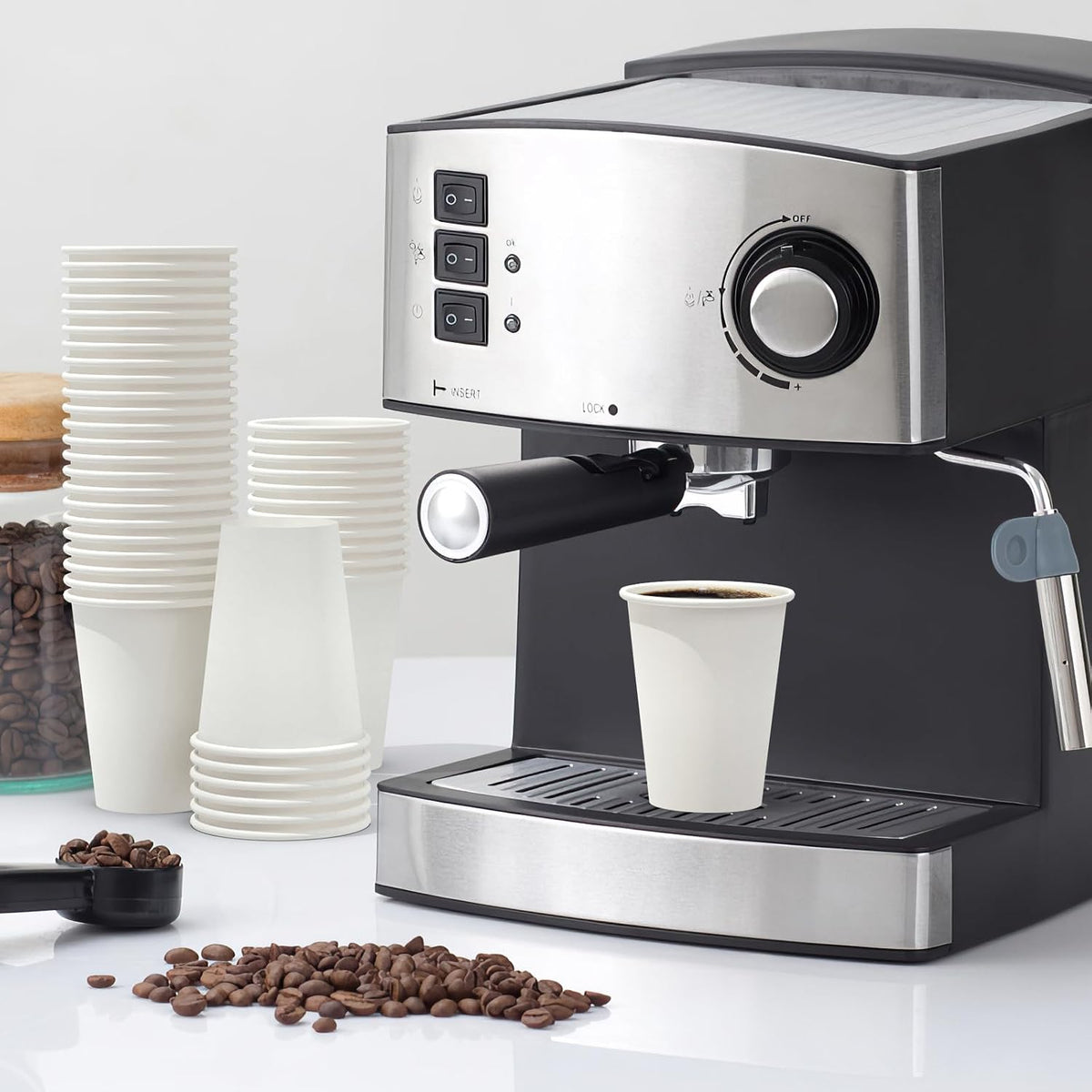 Dealusy 100 Count 12 oz Coffee Cups