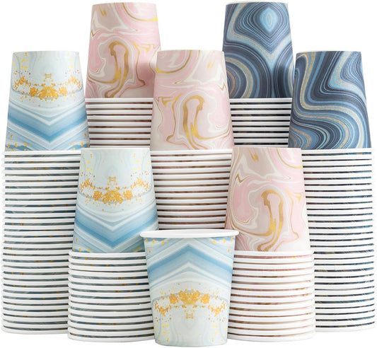 BYSNOW 300 Pack 3 oz Paper Cups, Small Disposable Bathroom Cups