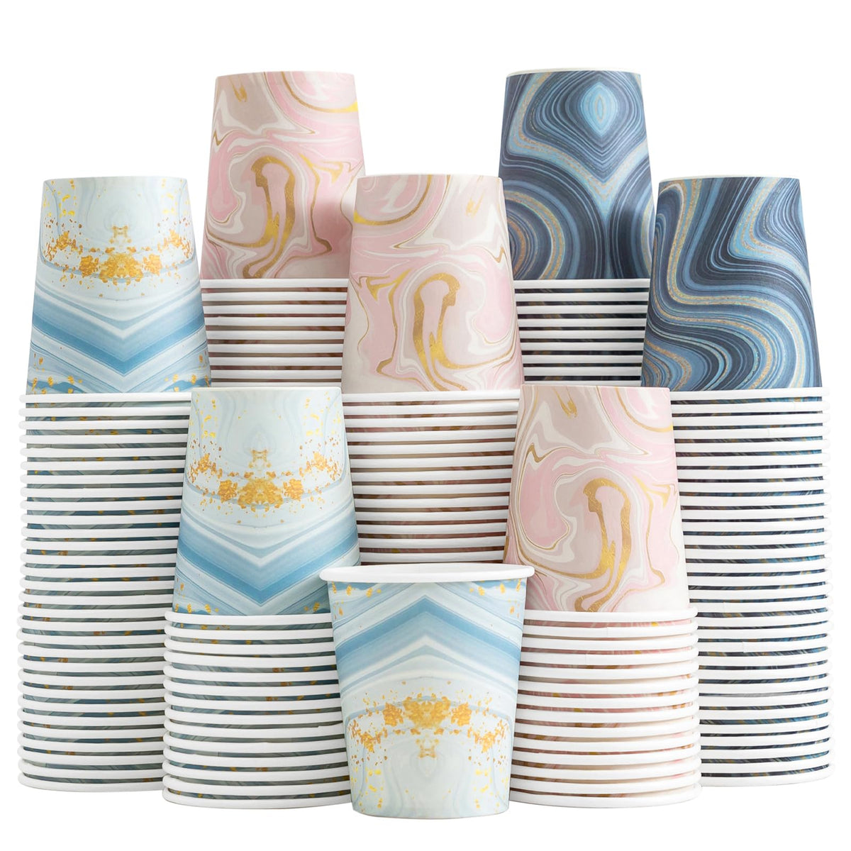 BYSNOW 300 Pack 3 oz Paper Cups, Small Disposable Bathroom Cups
