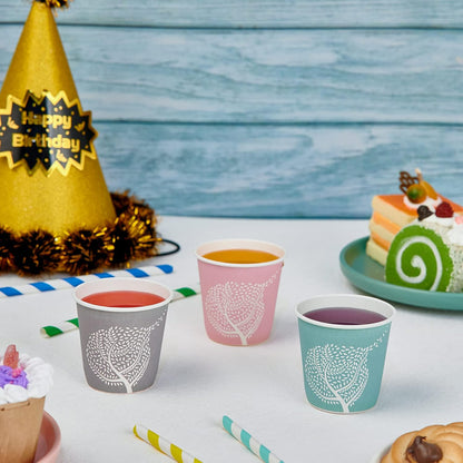 LITOPAK 600 Pack 3 oz Paper Cups, Colorful Disposable Mouthwash Cups 3 oz